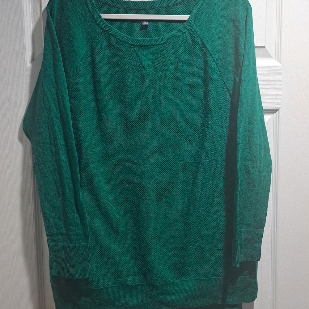 American Eagle Outfitters Teal Green Sweater.